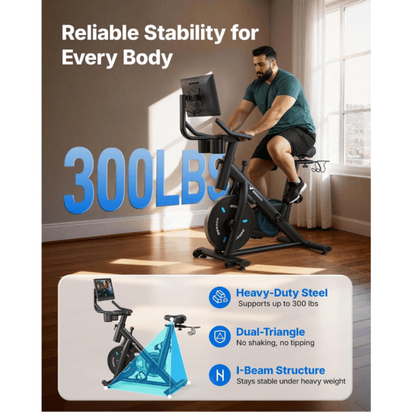 MERACH Exercise Bike, Smart Training System, Quiet Comfort Ride