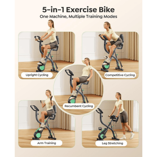Toputure Exercise Bike with LCD Display