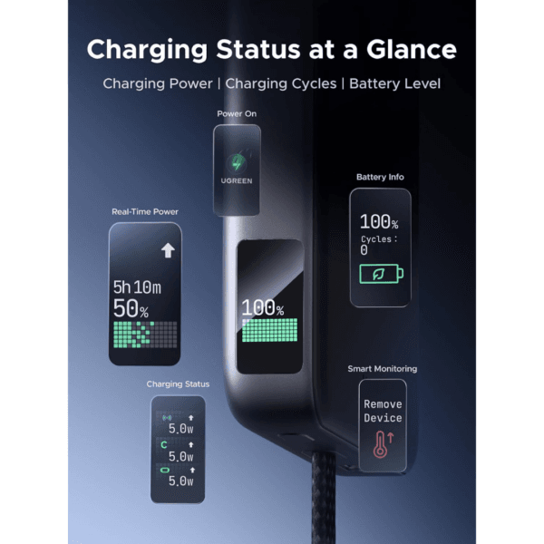 UGREEN MagFlow Pro 25W Qi2 Liquid Cooling Magnetic Power Bank 10,000mAh