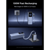 9 UGREEN Nexode 200W 25,000mAh Power Bank Smart Display and Retractable Cable