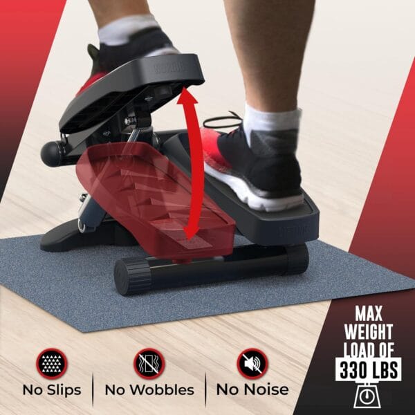 Mini Stepper Machine with Resistance Bands - Stair Stepper - Nordic Lifting