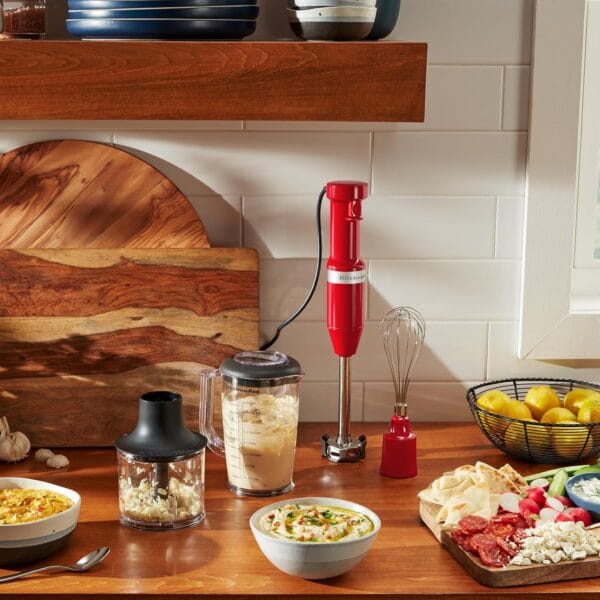 KitchenAid KHBV83ER Variable Speed Corded Hand Mixer with Accessories