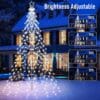 Joomer Christmas Tree Lights Topper Star Height 12.7ft 568 LED White