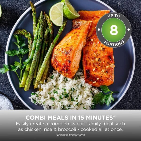 Ninja Combi 12-in-1 Multi-Cooker, Oven & Air Fryer, Grey SFP700UK