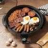 Vonshef Electric Frying Pan 6L – 42cm Multi Cooker with Glass Lid, 1500W
