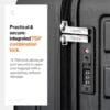 Travely Polycarbonate XL Suitcase Large 77cm