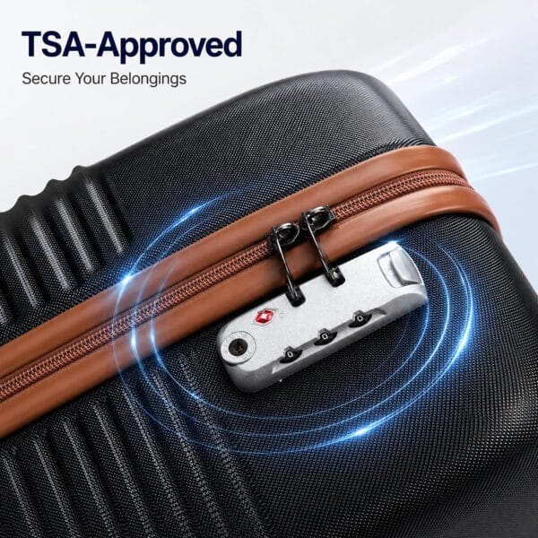 91cmQ6Ny5dL._AC_SL1500_ CONCEPTEN Luggage Sets 5 Piece