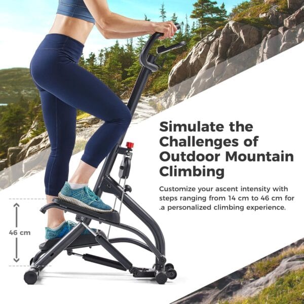 Sunny Health & Fitness Mountain Climb Stair Stepper w/Extended Step Range