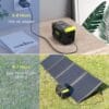MARBERO Portable Power Station 24,000mAh/ 88.8Wh, 120W Peak Solar Generator