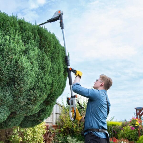 VonHaus Pole Hedge Trimmer Cordless 20V – x2 Batteries & Charger, G-Series