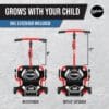 91owMaqwLzL._AC_SL1500_ EzyRoller Pro X Ride On Toy for Kids and Adults, Ages 9+, Up to 220 lbs - Red