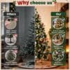 7.5ft/225cm PVC Snow Flocked Artificial Christmas Tree with Light