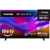 Pink and White Gradient Aesthetic Bodycare New Product Amazon Product Image Toshiba UF26 Fire 65" 4K Ultra HD LCD Smart Fire TV
