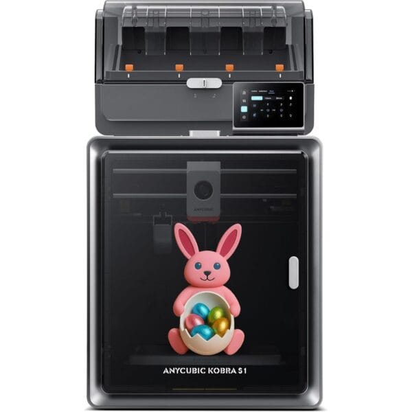 Pink and White Gradient Aesthetic Bodycare New Product Amazon Product Image ANYCUBIC Kobra S1 ACE 2 Pro Combo 3D Printer, Up to 16-Color Printing