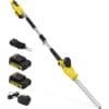 Cordless Pole Hedge Trimmer, PHIWOS 2.0Ah Battery and Charger Include