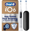 Oral-B iO6 Electric Toothbrush, Grey, with Travel Case and Spare Head