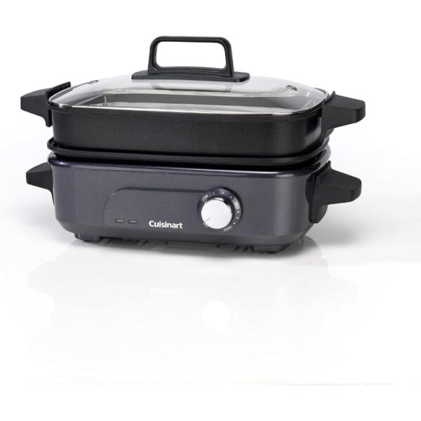 Untitled Design (3) Cuisinart Cook In 5 in 1 Multi Cooker, Grill, Sear, Steam, Simmer and Slow Cooker