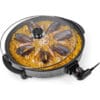 Vonshef Electric Frying Pan 6L – 42cm Multi Cooker with Glass Lid, 1500W