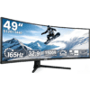 LXZ 49 Inch Curved Gaming Monitor 165Hz, 5120 x 1440P DQHD Ultrawide Curved Monitor 1500R