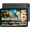 Tablet 2026 Latest Android 16 Tablets with 10.5 Inch HD+IPS Display