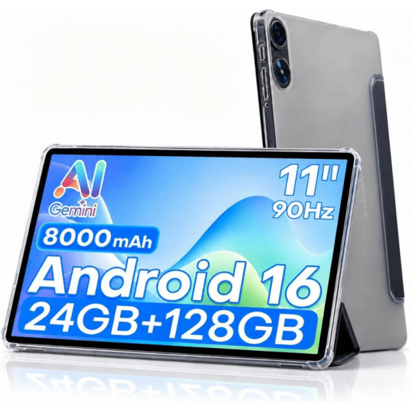 Untitled Design (44) TECLAST 11 Inch Tablet, Android 16 Tablet, 24GB+128GB, with Case
