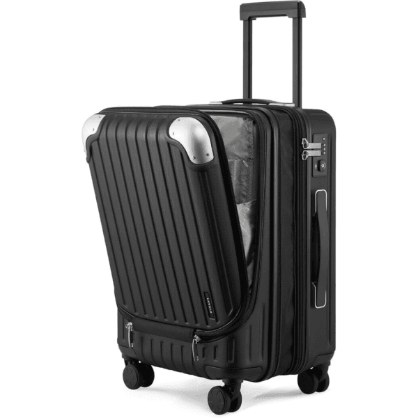 LEVEL8 Carry on Suitcase, 55CM Hand Luggage Expandable with