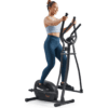 Sunny Health & Fitness Smart Upright Elliptical Machine & Cross Trainer
