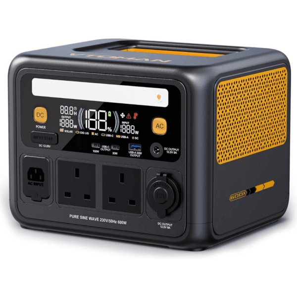Untitled design (79) VTOMAN New JUMP 600X Portable Power Station 600W-268.8Wh LiFePO4 Battery