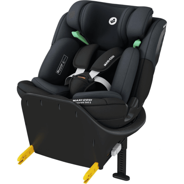 Maxi-Cosi Emerald 360 S i-Size, ISOFIX Car Seat, 40–150 cm, Tonal Black